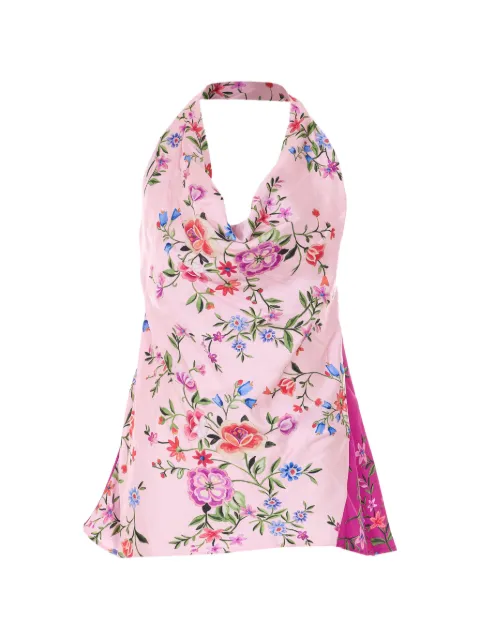 LIU JO floral-print top Pink CA6208TS562P9668