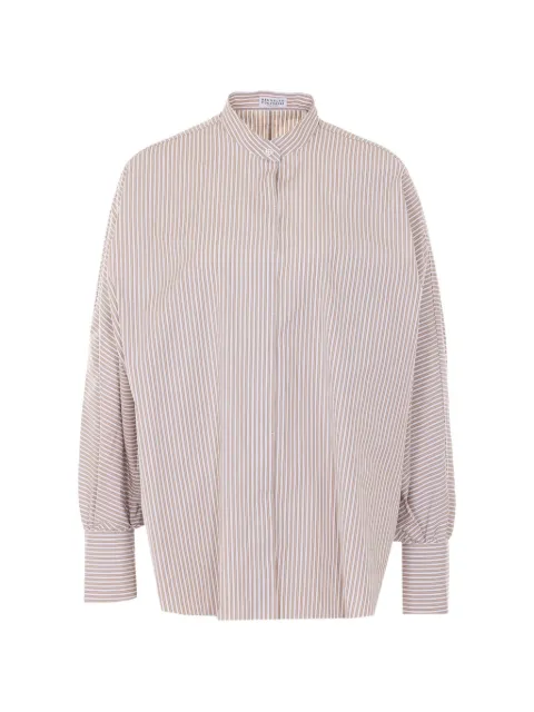 Brunello Cucinelli striped shirt Neutrals MH740MO906C003