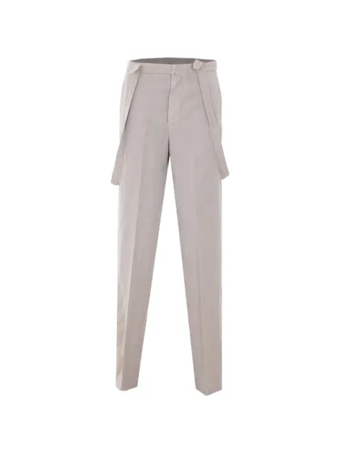 DONDUP removable lace trousers Neutrals DP842CF0197DBM5010
