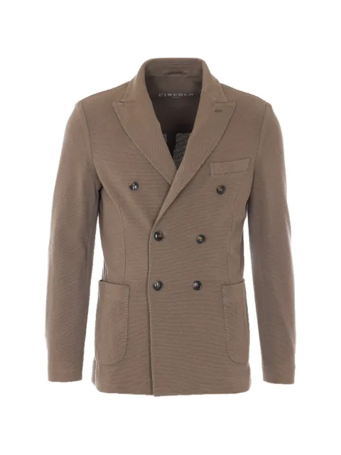 Circolo 1901 double-breasted button jacket Brown CN51961085T