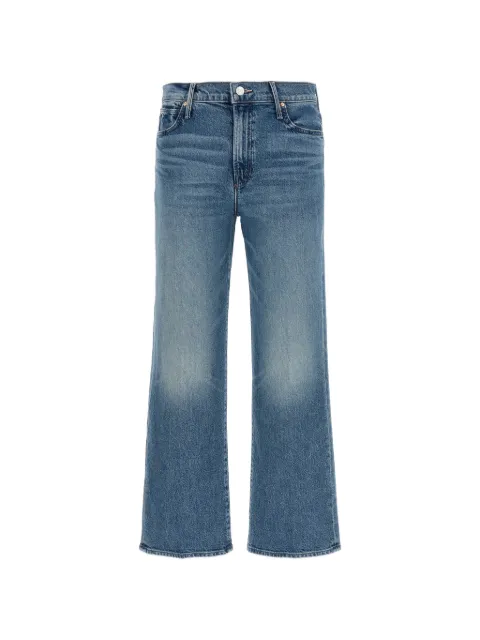 MOTHER The Kick It Ankle contrast stitching jeans White 100651296GWL
