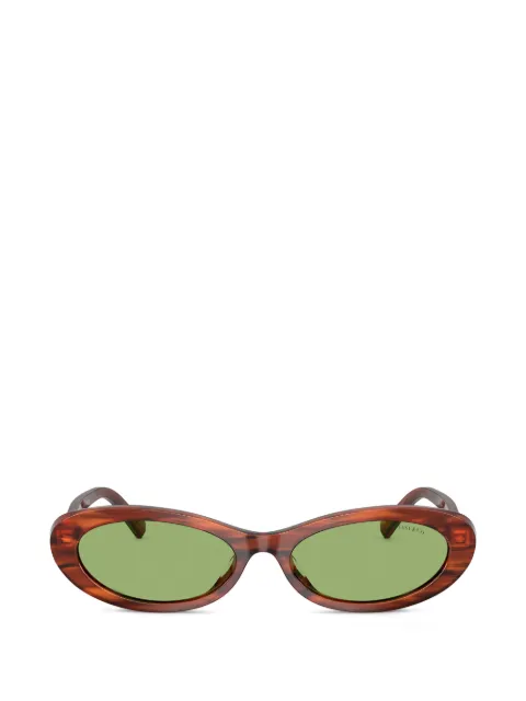 Tiffany & Co Eyewear oval-frame sunglasses Brown TF4250