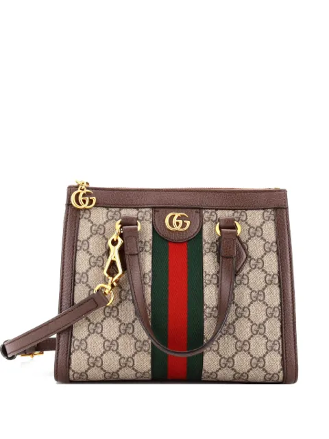 Gucci Pre-Owned Ophidia Top Handle GG Coated Canvas Small tote bag Brown P970MA1JRQZ9COUD