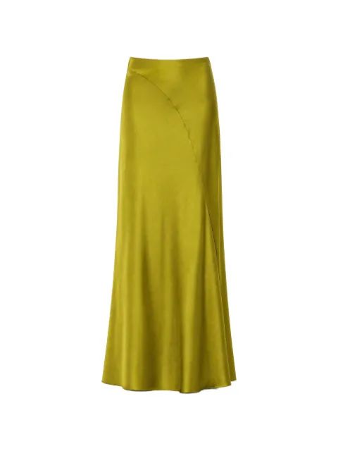 Danamé asymmetric-seam maxi skirt Green 526SS5803S