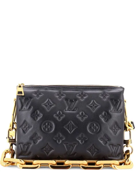 Louis Vuitton Pre-Owned Coussin Bag Monogram Embossed Lambskin BB crossbody bag Black M787B6OSTIUPAXQG