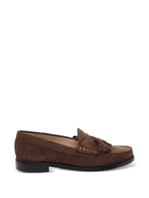 Stuart Weitzman tassel round toe loafers Brown SL592LOTTIETASSELLOAFERSPDWAL
