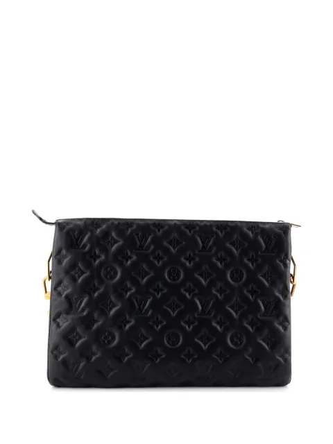 Louis Vuitton Pre-Owned Coussin Bag Monogram Embossed Lambskin MM crossbody bag Black I71W6O2QXDRVF8TF