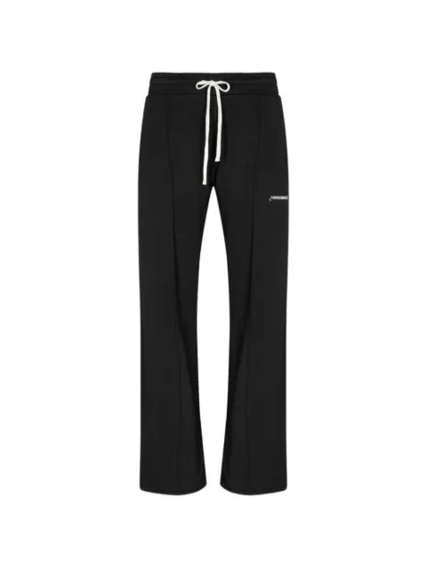 HINNOMINATE logo-print drawstring track pants Black HMABM01518