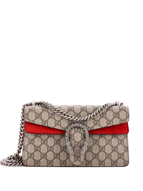 Gucci Pre-Owned Dionysus Bag GG Coated Canvas with Crystal Embellished Metal Small shoulder bag Brown RFS48Y9M1ACC0HDZ