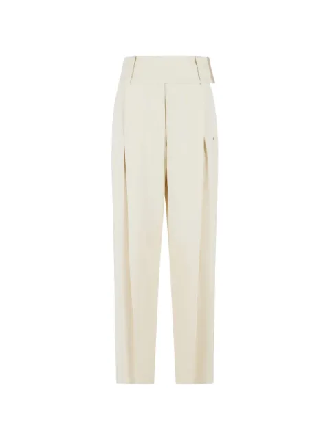 Sportmax belt-loops trousers Neutrals 2612131073600