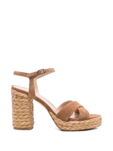 Stuart Weitzman suede sandals Neutrals SN538