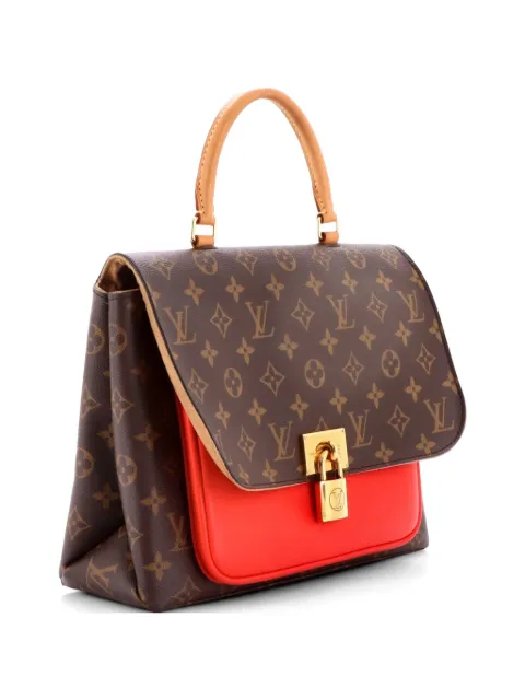Louis Vuitton Pre-Owned Marignan Handbag Monogram Canvas with Leather shoulder bag Brown E6KNVGEYFWBB4MTR