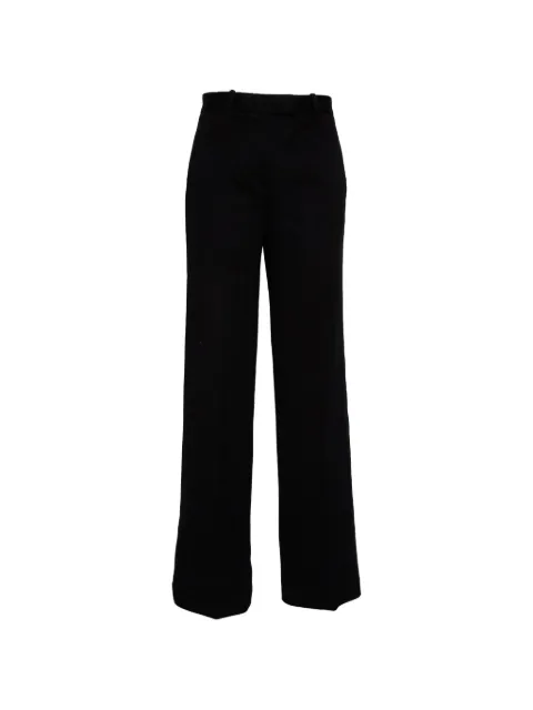 Circolo 1901 wide leg masculine trousers Black FD3850