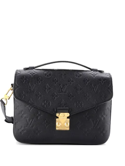 Louis Vuitton Pre-Owned Pochette Metis Monogram Empreinte Leather crossbody bag Black F0C17T9GTQ2O4993