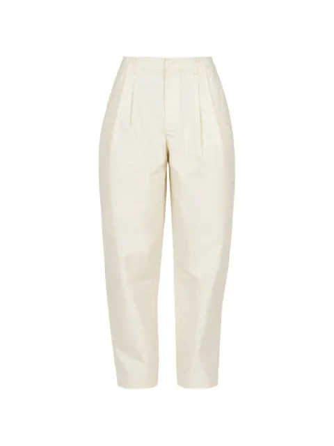 WOC pleated trousers Yellow 026PA178PS