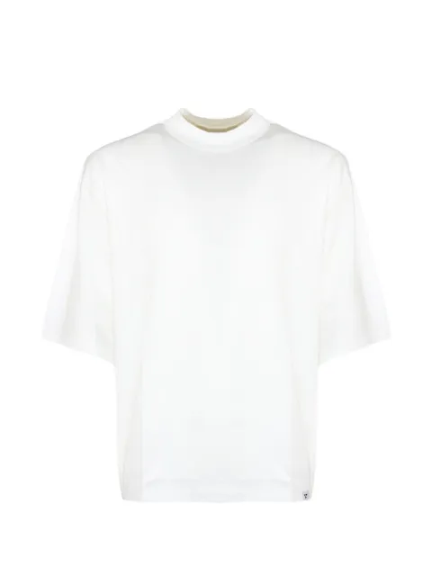 WOC funnel neck t-shirt White 026TS174JEWOC31