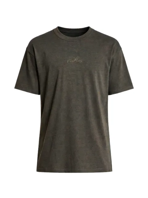 Nike Sportswear Premium Essentials logo-embroidered T-shirt Green HQ9238355