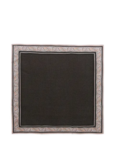 ZIMMERMANN polka-dot floral scarf Black 1051XF25A1