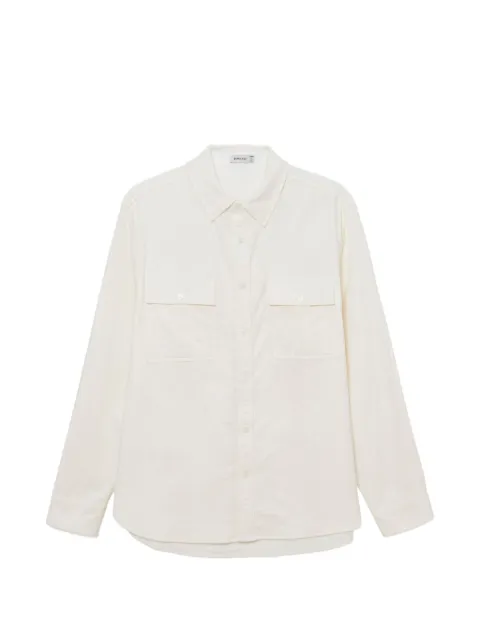SIMKHAI Parkes double-gauze button-up shirt Neutrals 2262949