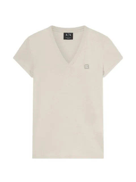 Armani Exchange V-neck short-sleeved T-shirt Neutrals XW002292AF10356