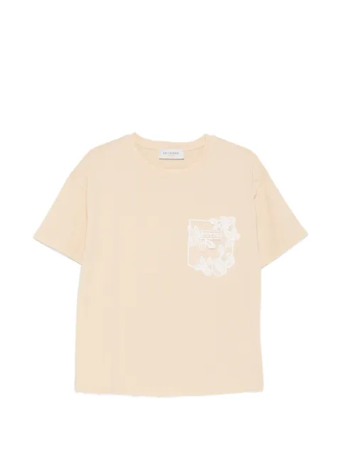 ERMANNO FIRENZE floral-pocket T-shirt Neutrals D48EL009EE3