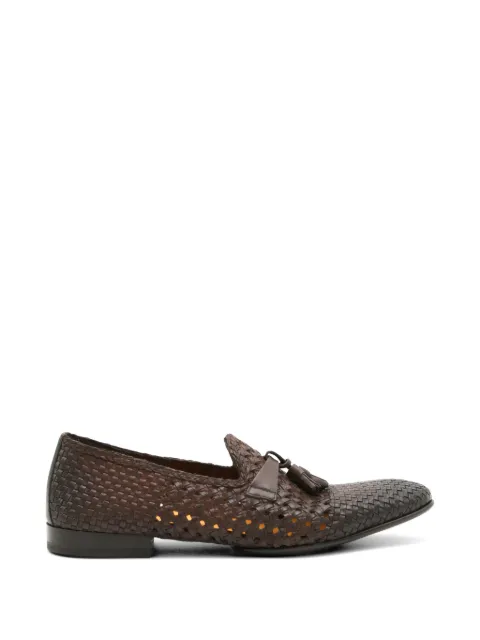 Doucal's woven tassel loafers Brown DU3522TAORUZ276TM00