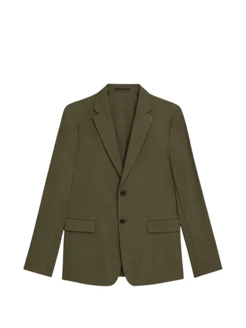 Theory single-breasted blazer Green O0373104