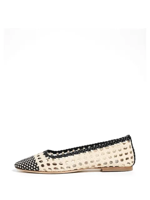 STAUD Nell crochet ballet flats Neutrals 4741323