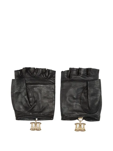 DSQUARED2 quilted studded gloves Black GLW003518900001