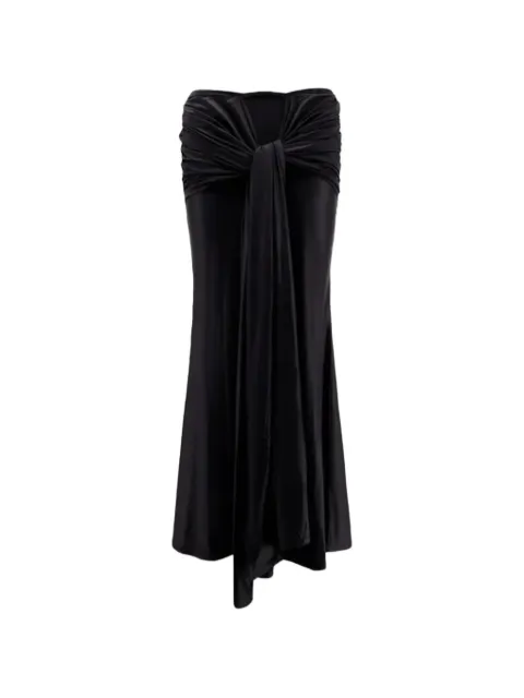 VENUJA knotted skirt Black SK001ABLK098
