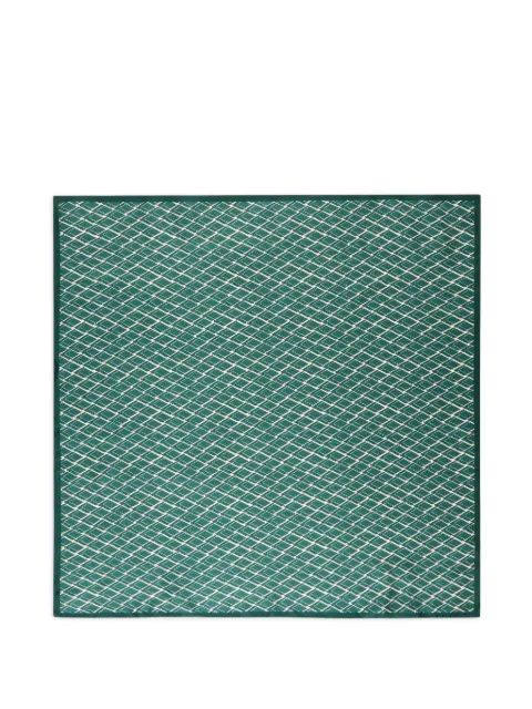 slowear patterned scarf Green 130600SW82F