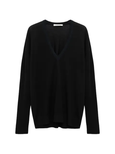 Dorothee Schumacher Romance V-neck sweater Black 211203999