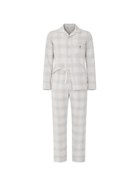 Polo Ralph Lauren checked pajama set Neutrals 714P01952001