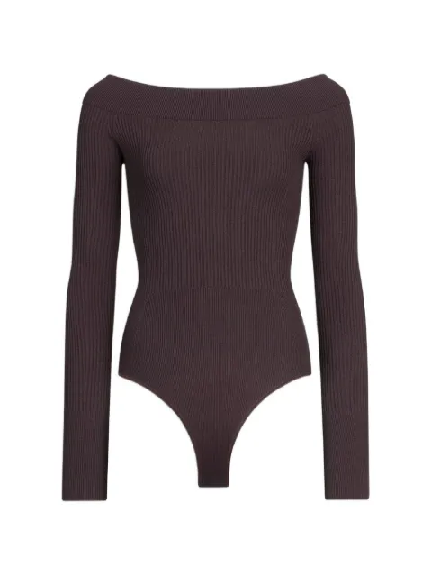 Alaïa long-sleeved body Brown AA9B0342K017A