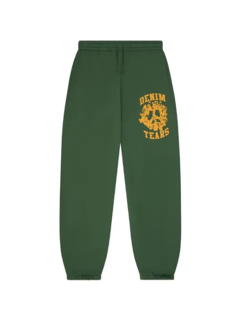 Denim Tears University graphic-print sweatpants Green DT460