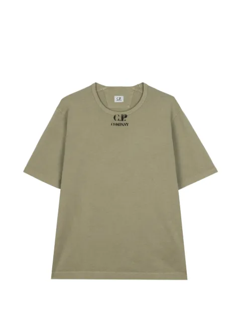 C.P. Company logo-print T-shirt Green 20CMTS214A006057O610