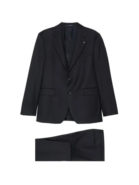 Tagliatore notched-lapels suit Blue 2FNJ22B01