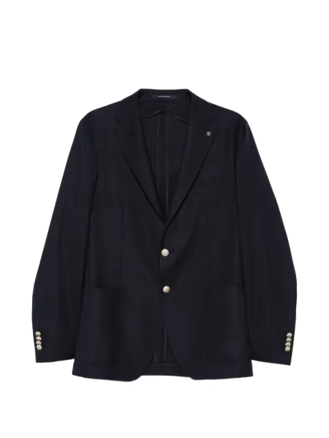 Tagliatore Button Notched Lapel Jacket Blue 1SHO22KB5040