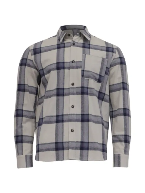A.P.C. multicoloured check-print long sleeve shirt Neutrals RFCPUUSCL709602M