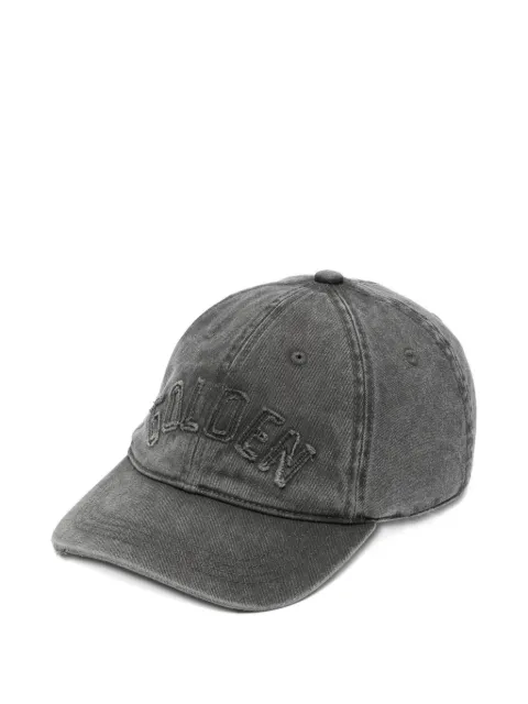 Golden Goose washed-effect baseball cap Grey GUP02837P002564