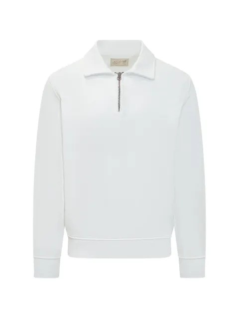 BL'KER halfzip rutgers sweatshirt White BLKMPE26401009