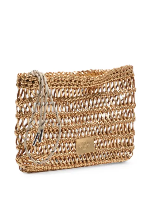 BIMBA Y LOLA gold plaited leather handbag Gold 261BBF41010140