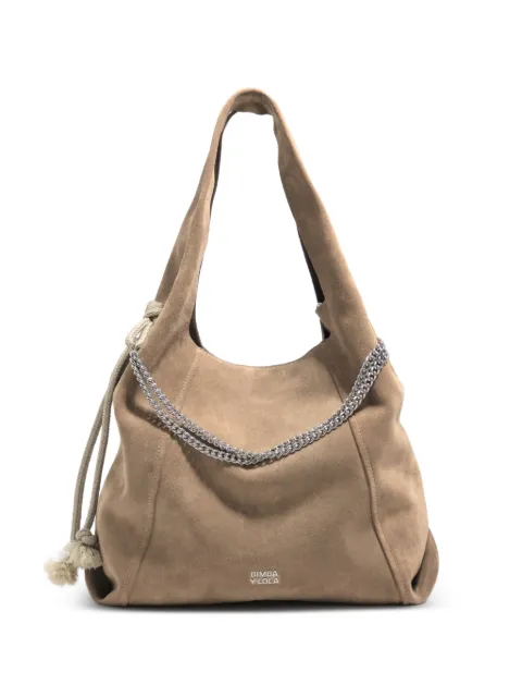 BIMBA Y LOLA chain drawstring shoulder bag Neutrals 261BBCJ8C10080