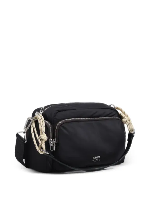 BIMBA Y LOLA medium zip rope shoulder bag Grey 261BBLJ1N10021