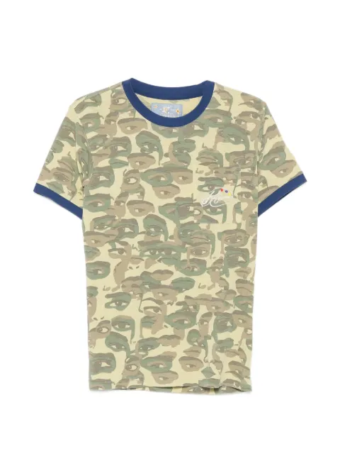 KidSuper Face Camo T-shirt Green 659806602