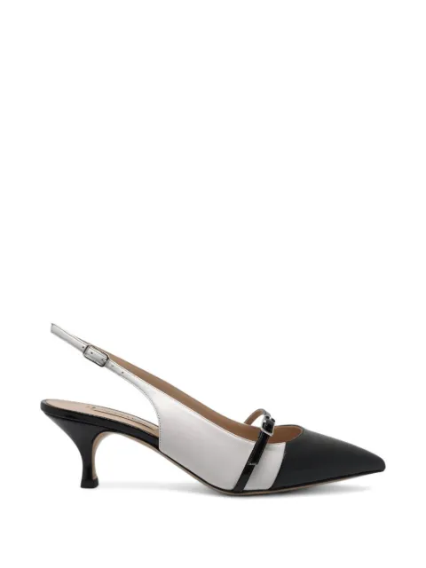 Casadei Winnie buckled slingback pumps White 1G674B0501T0339