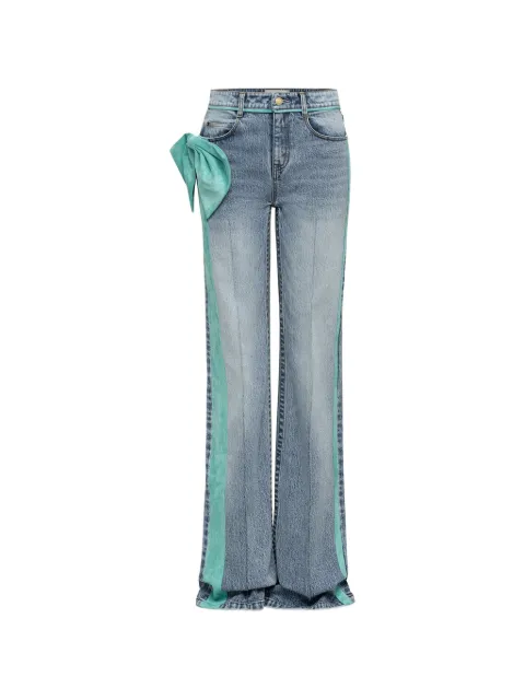 Hellessy bow-embellishment jeans Blue HS26P43855