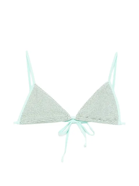 Bond-eye Luana tie bikini top Blue BOUND366W