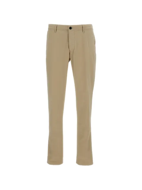 Incotex straight-leg cotton trousers Neutrals 18S1009871A405