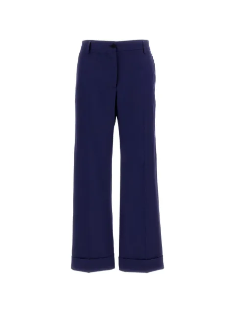 Alberto Biani cuffed trousers Blue CC835CO030282
